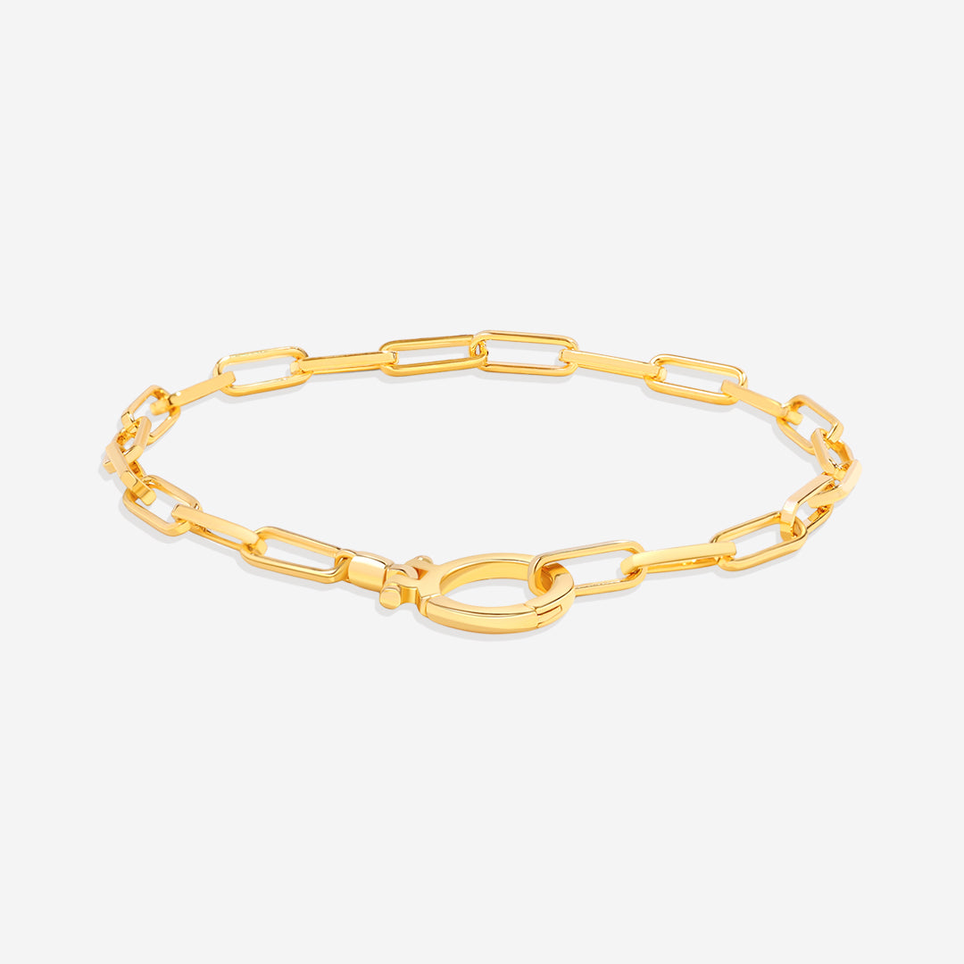 Bracelet trombone menthe