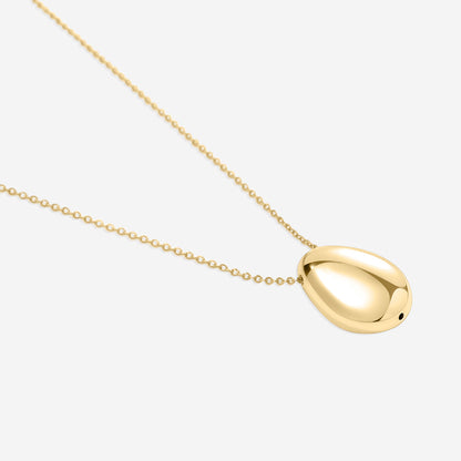 Collier pendentif galet
