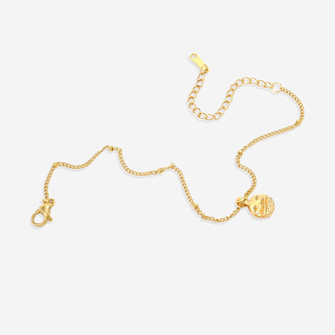Bracelet délicat motif vagues côtières