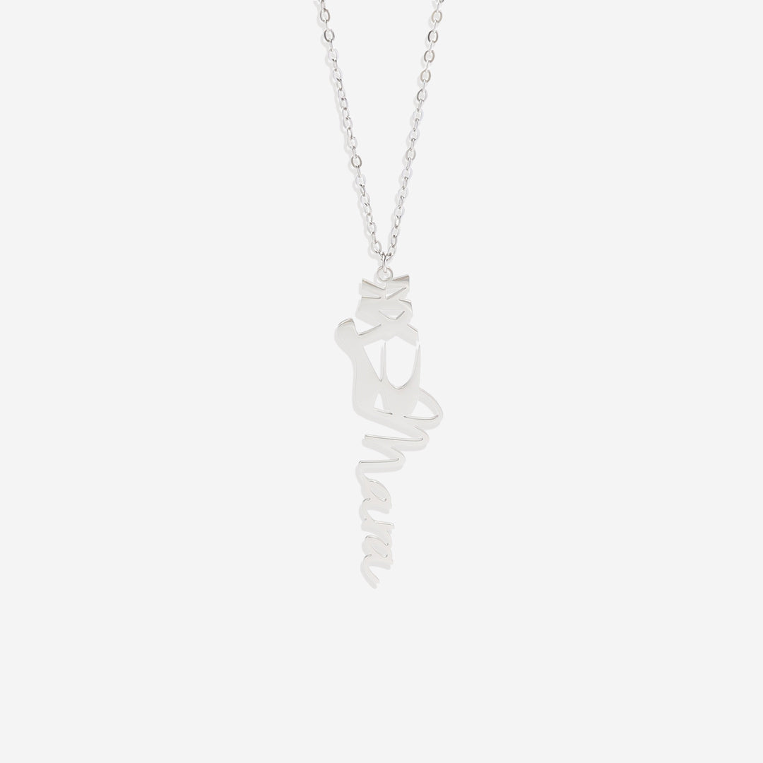 Ballet Shoes Name Necklace