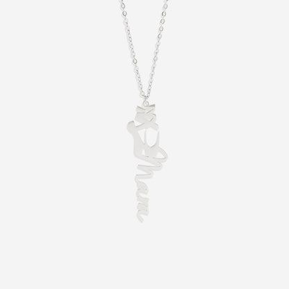 Ballet Shoes Name Necklace