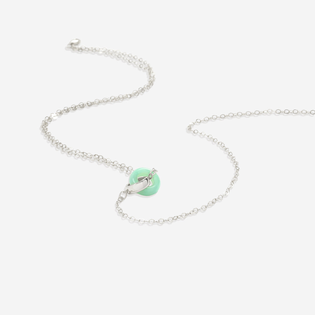 Collier de connexion en pierres précieuses
