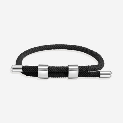 Bracelet réglable en corde à double boucle