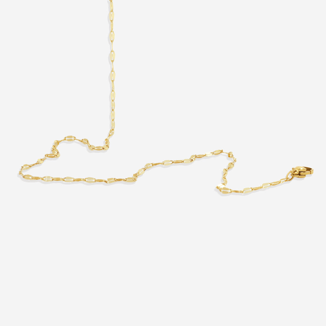 Collier chaîne pétale