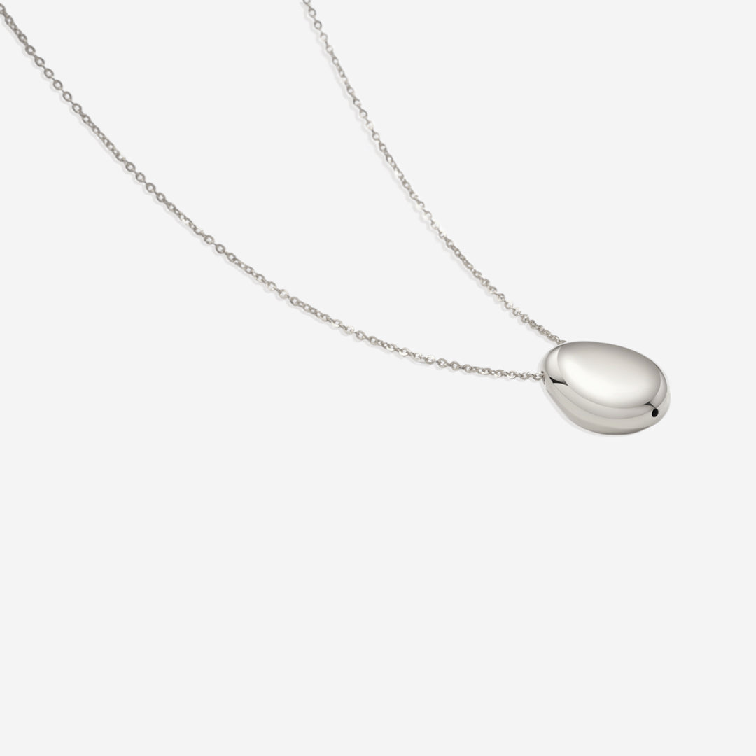 Collier pendentif galet