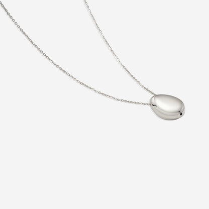 Collier pendentif galet
