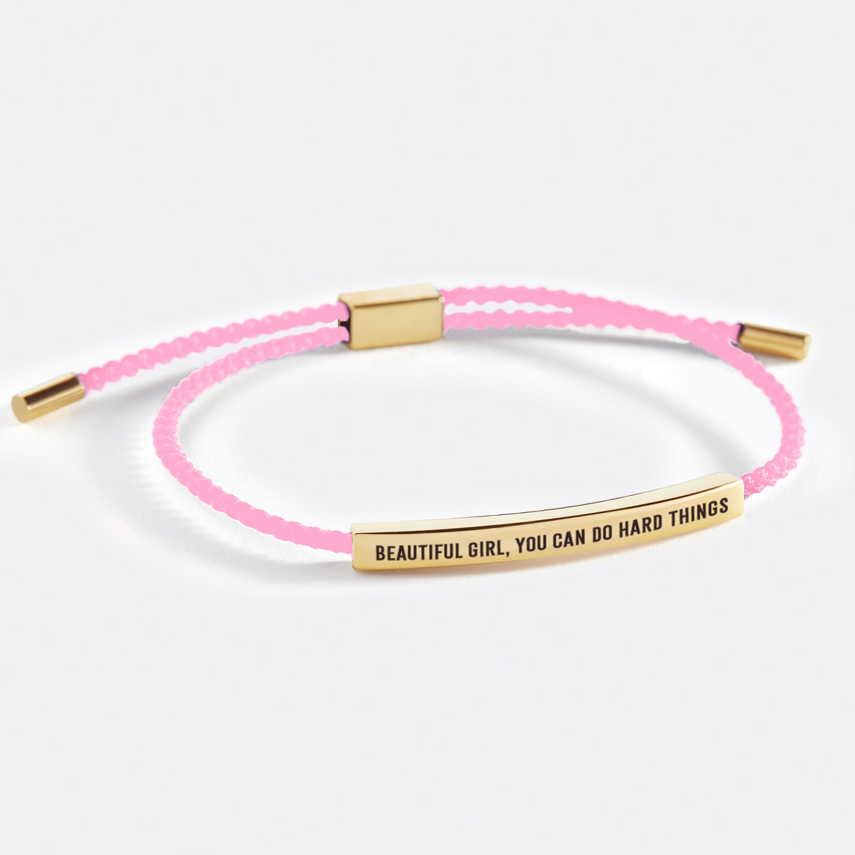 Belle fille, tu peux faire des choses difficiles Bracelet d'inspiration