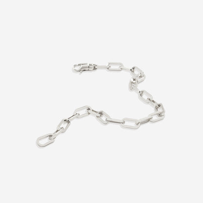 Bracelet chaîne trombone à maillons ouverts