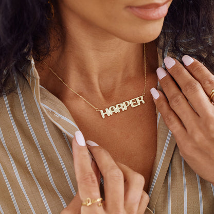 Balloon Name Necklace