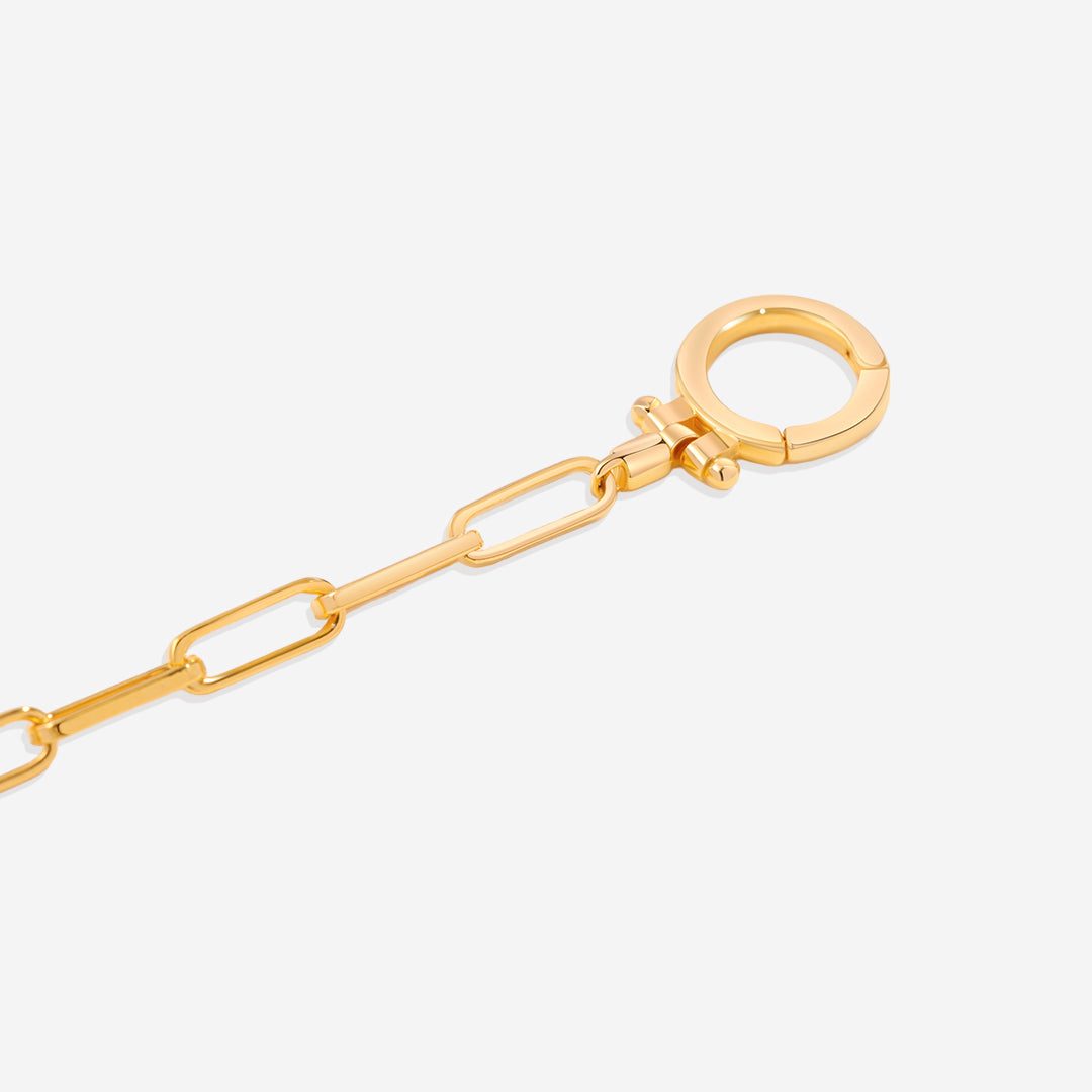 Bracelet trombone menthe