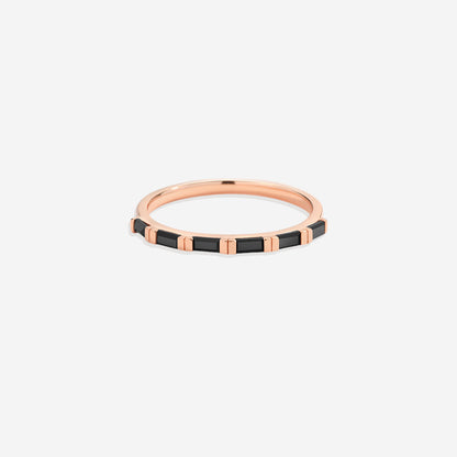 Bague en diamant baguette