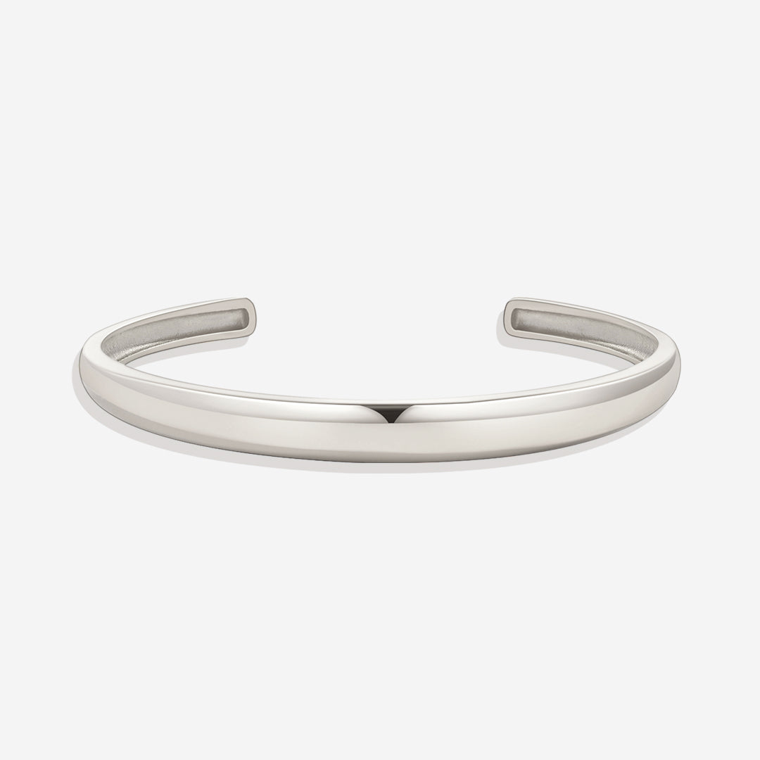 Bracelet manchette en forme de dôme épais