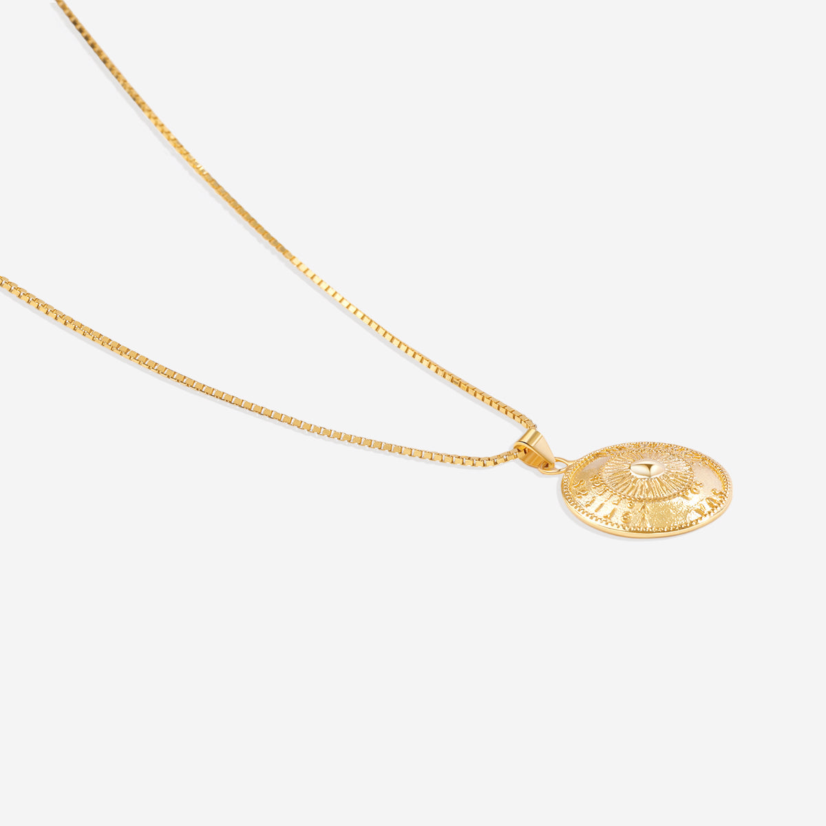 Collier pendentif soleil