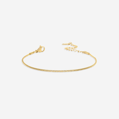 Bracelet chaîne boîte essentielle