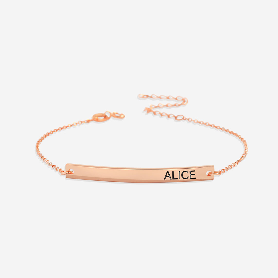 Bracelet délicat avec pierre de naissance