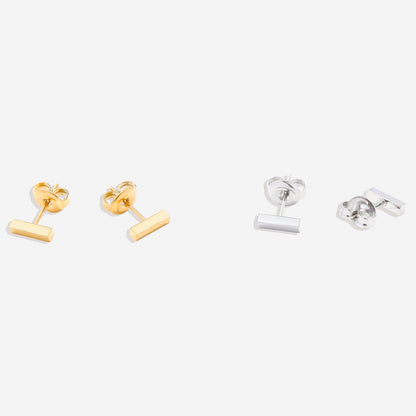 Boucles d'oreilles à barre délicate
