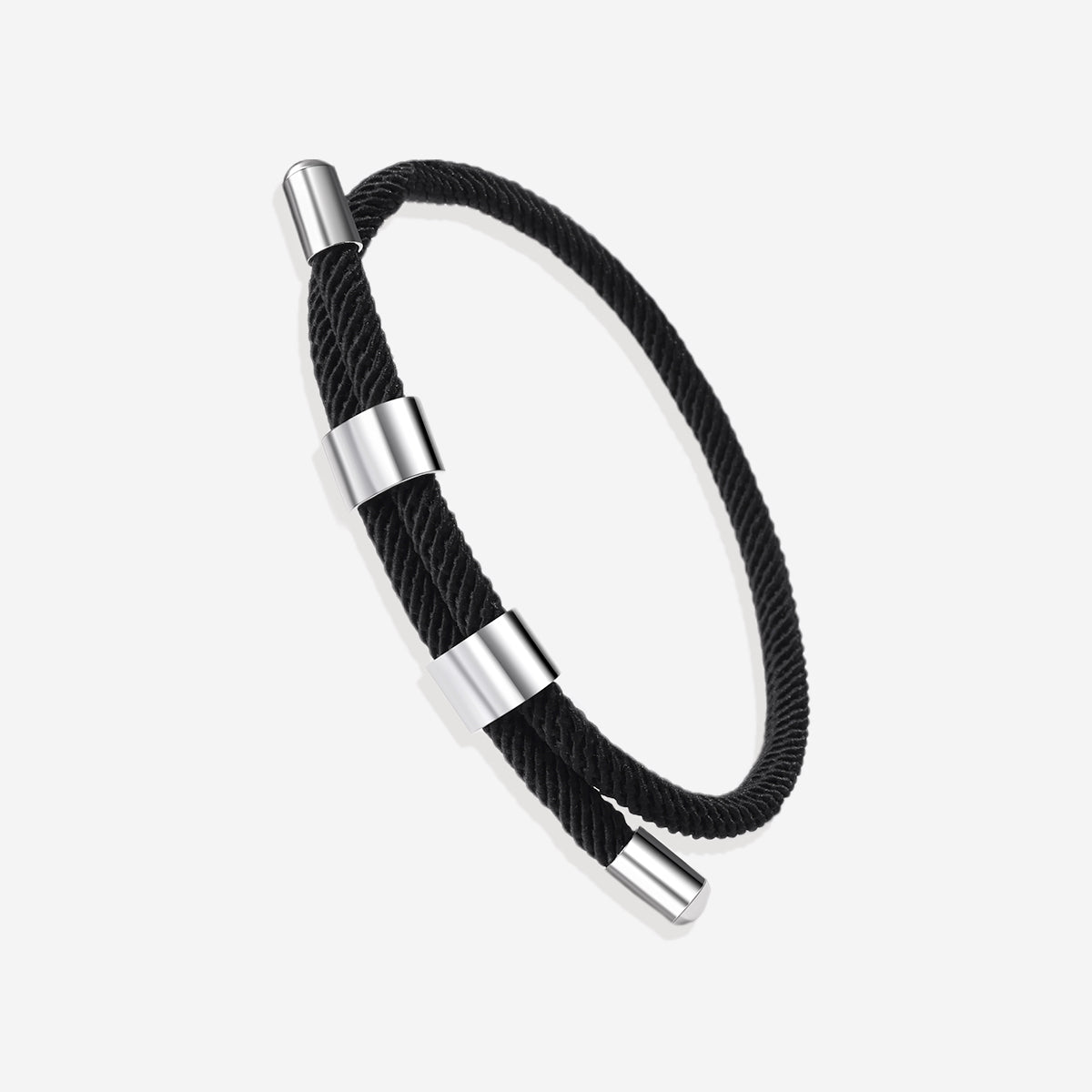 Bracelet réglable en corde à double boucle