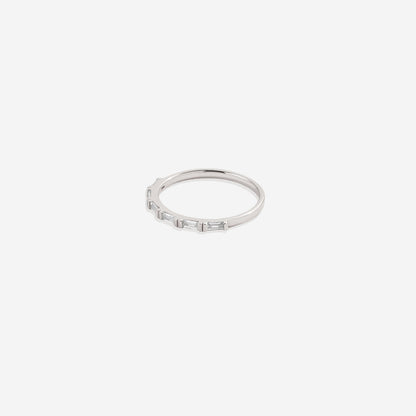 Bague en diamant baguette