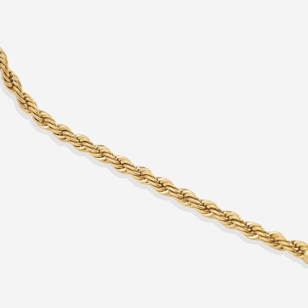 Bracelet chaîne corde essentiel
