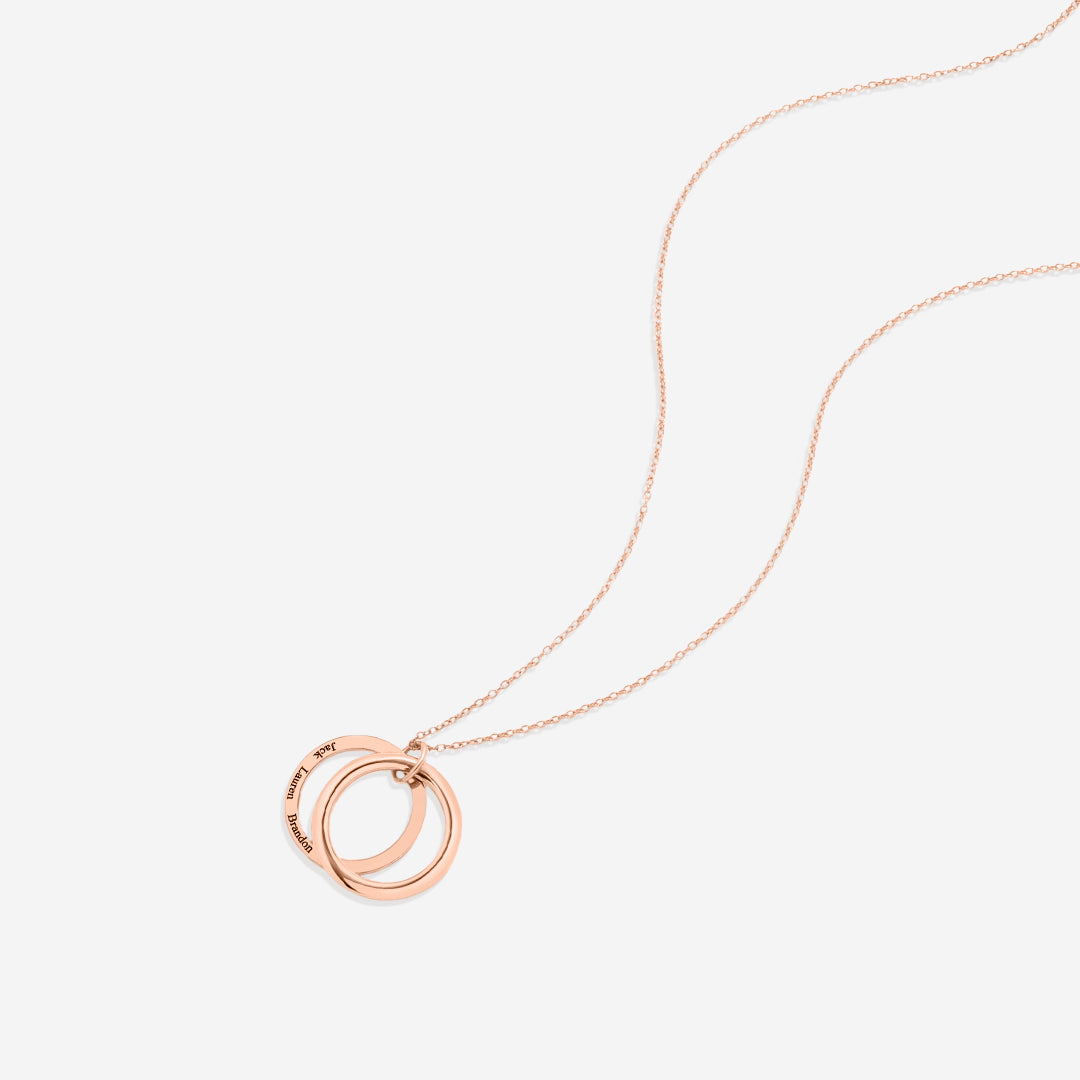 Hidden Message Ring Necklace
