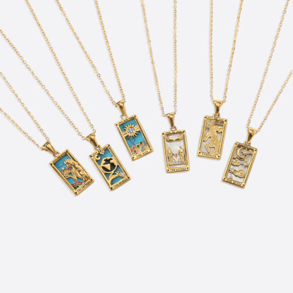 Le collier de tarot du magicien