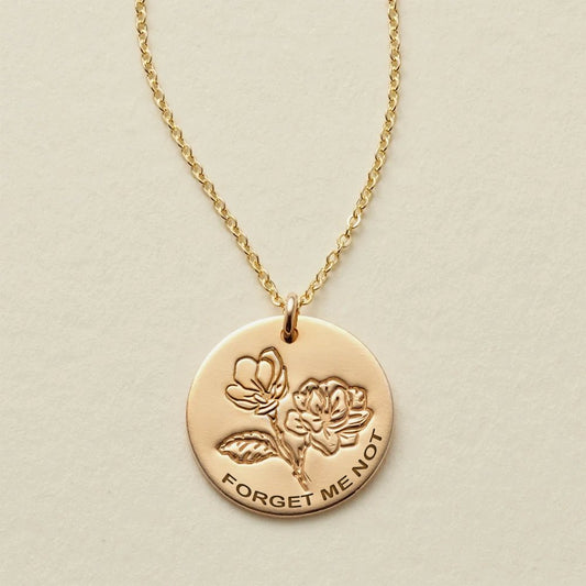 Collier Fleur Myosotis