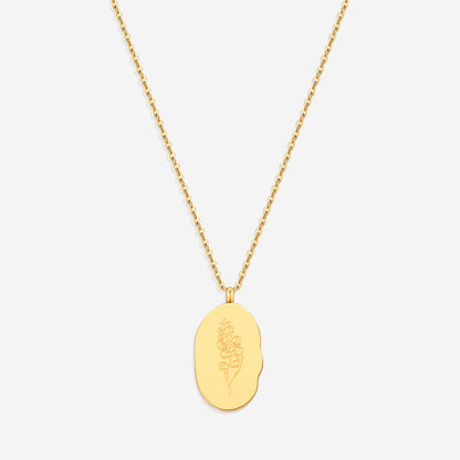 Collier pendentif fleur de naissance en or
