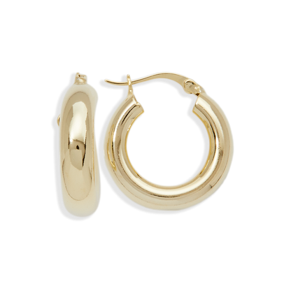 Boucles d'oreilles créoles épaisses et creuses