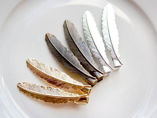 Feather Hair Clips
