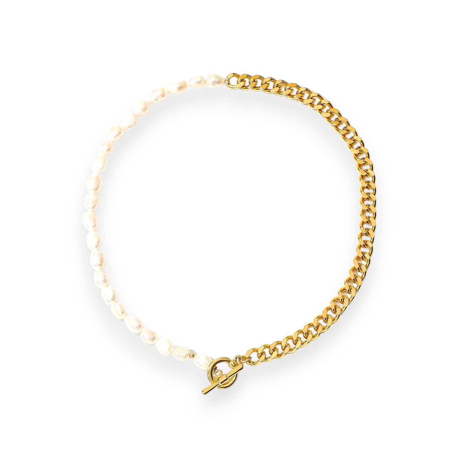 Collier de perles demi-chaîne
