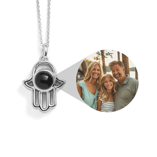 Personalisierte Hamsa-Halskette