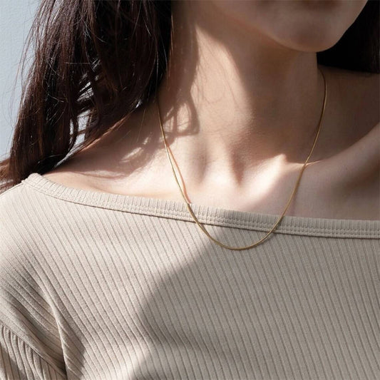 Collier chaîne serpent