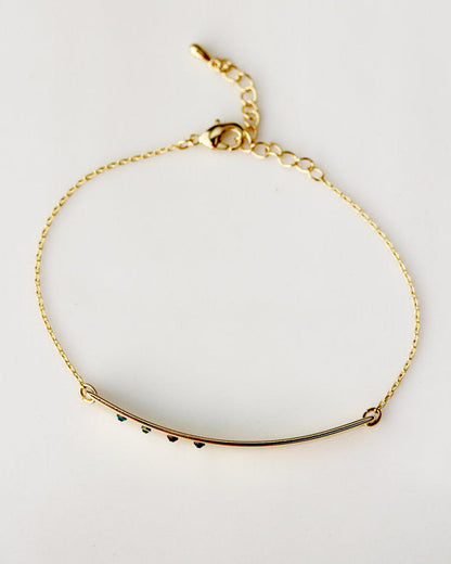 Chain Birthstone Bracelet