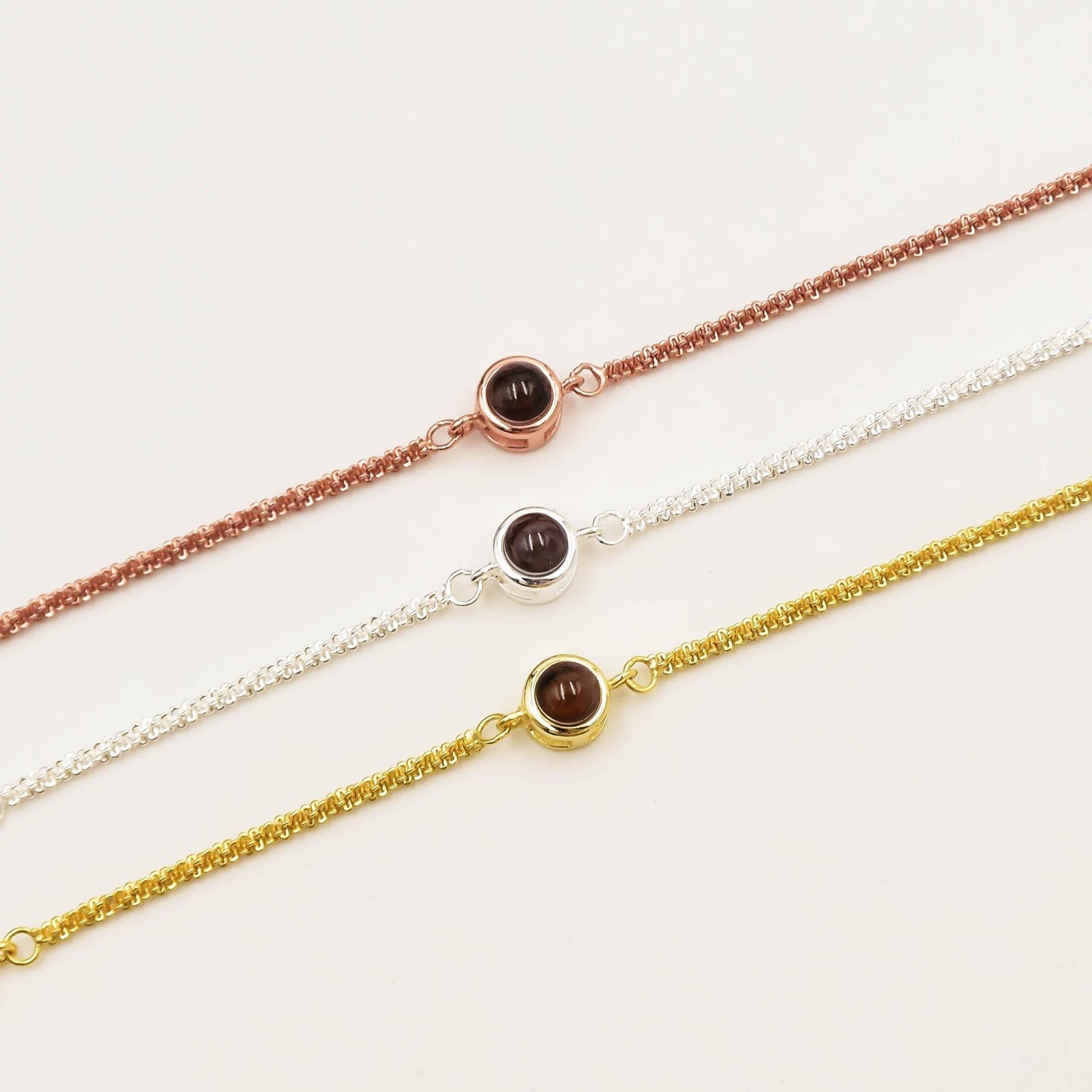 Funkelndes Ketten-Fotoarmband