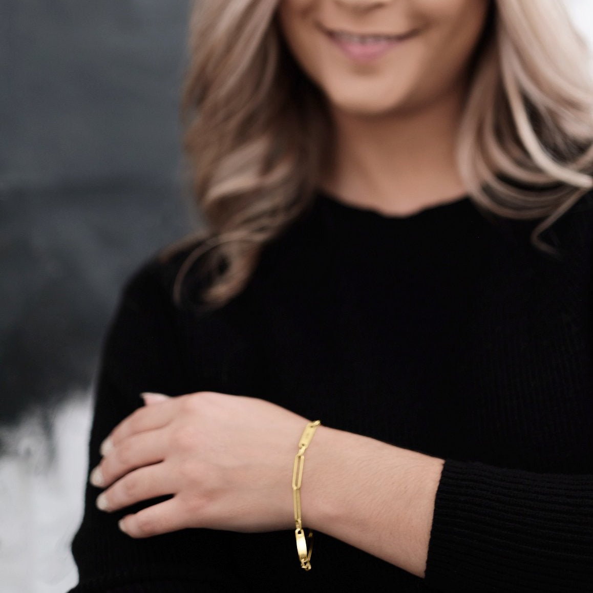 Paperclip Bracelet With Names