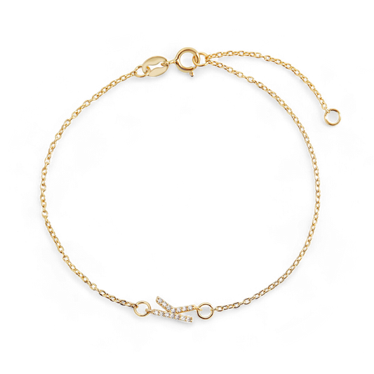 Le bracelet initial Skinny Diamond