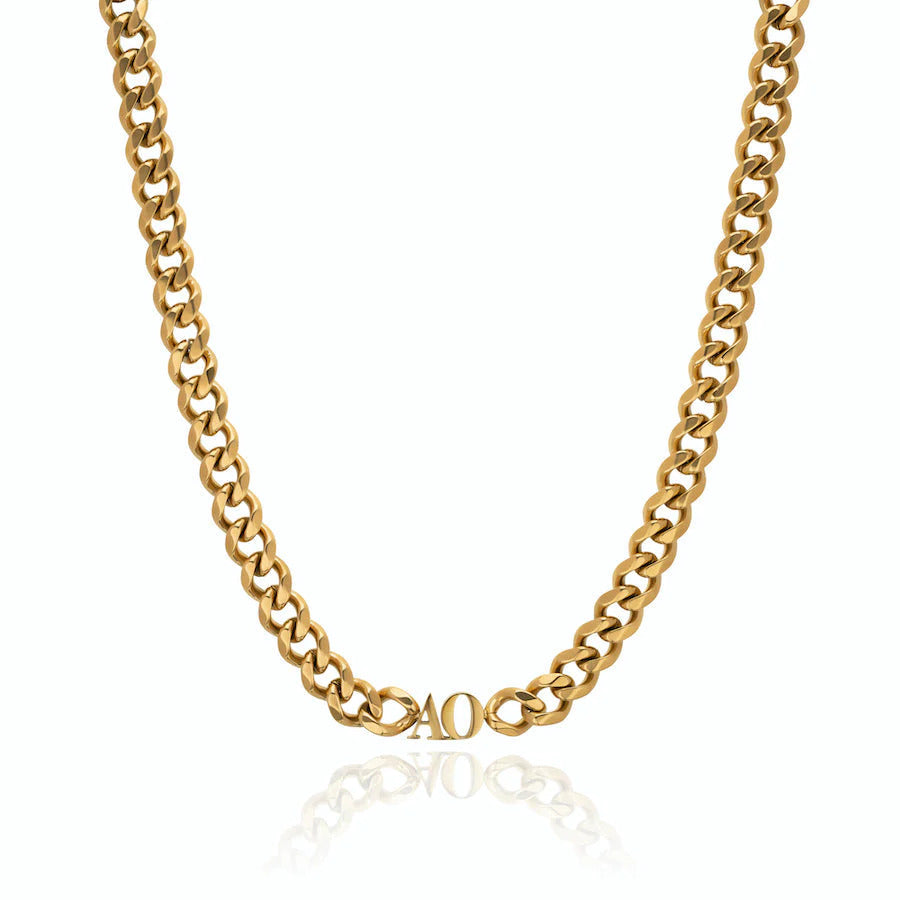 Collier ras du cou initial