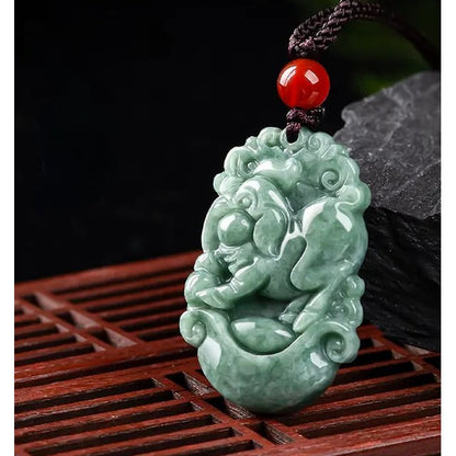 Jadeite Good Luck Necklace