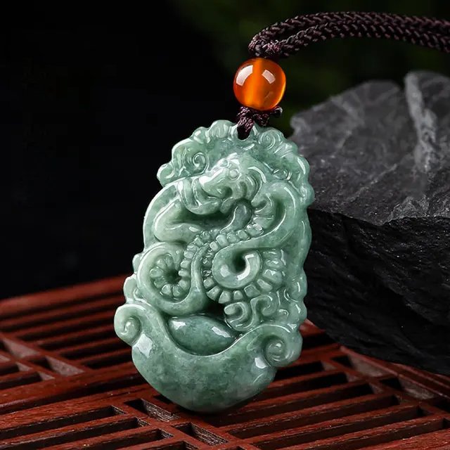 Jadeite Good Luck Necklace
