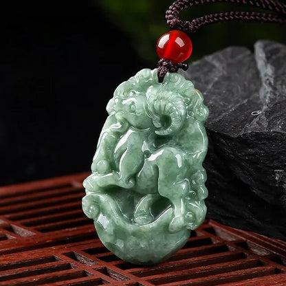 Jadeite Good Luck Necklace