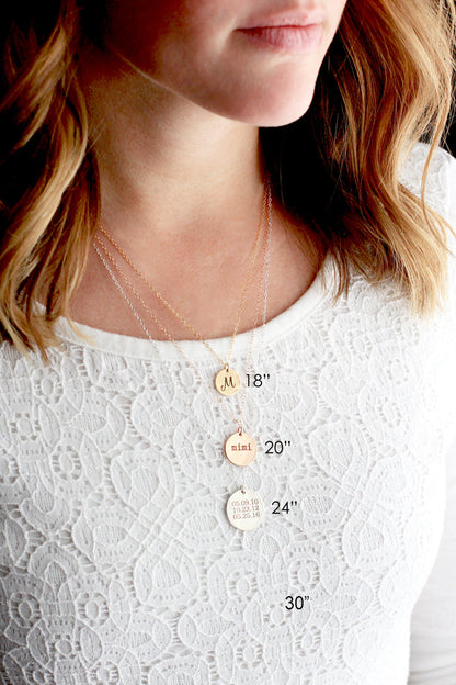 Collier numéro porte-bonheur 