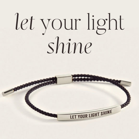 Laissez votre lumière briller Inspirez le bracelet