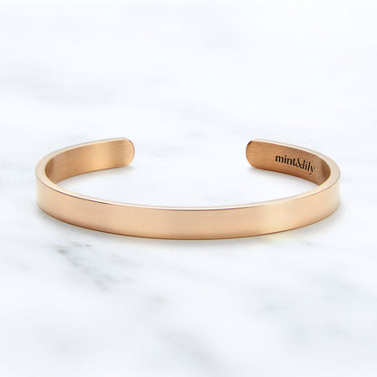 Beautiful Girl You Can Do Hard Things Personalizable Cuff Bracelet