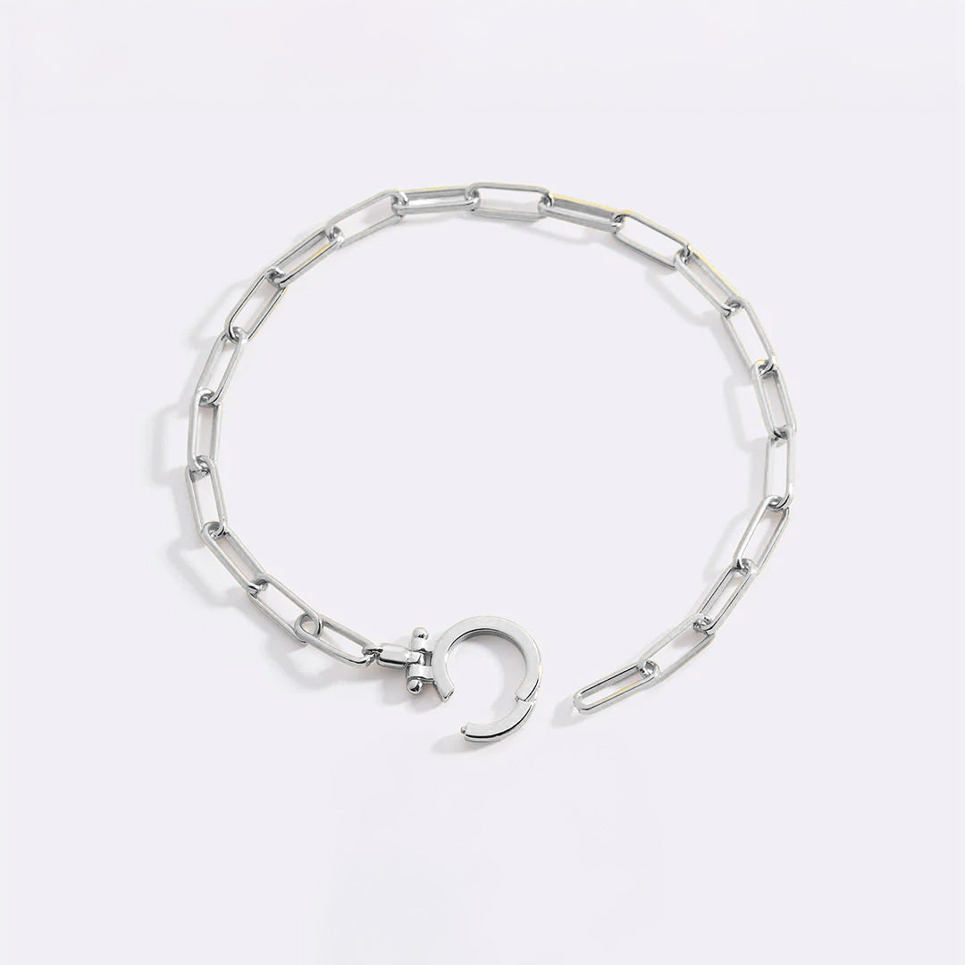 Bracelet trombone menthe