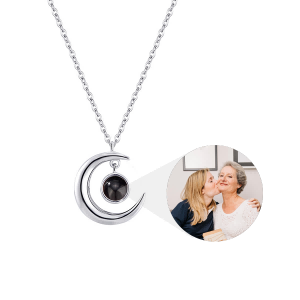 Mondwächter-Halskette mit verstecktem Foto