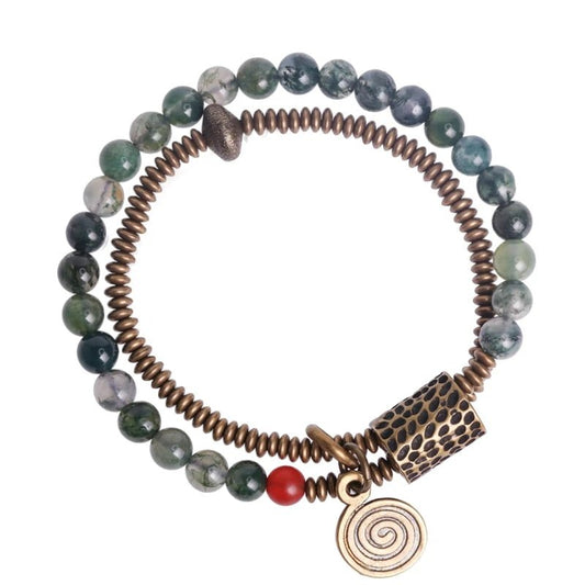 Moss Agate Bracelet