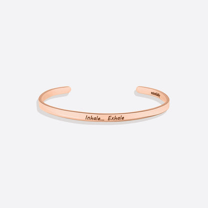 Bracelet manchette fin personnalisé