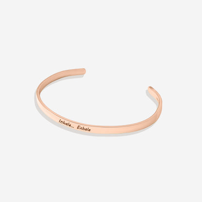 Bracelet manchette fin personnalisé