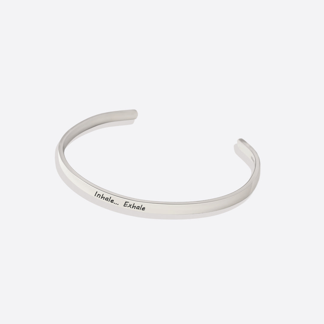 Bracelet manchette fin personnalisé