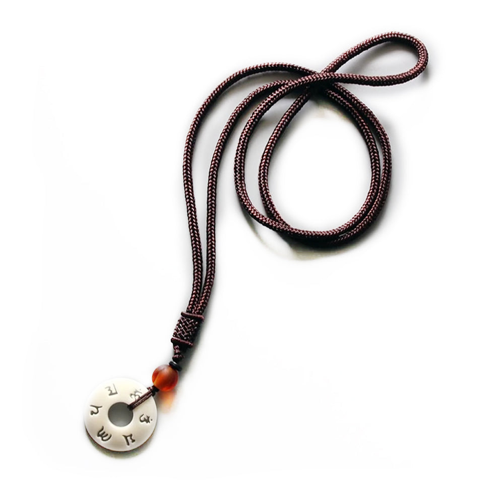 Tibetan Buddhist Handmade OM Necklace